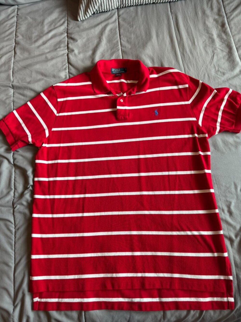 Polo Ralph Lauren Men's Red White Striped